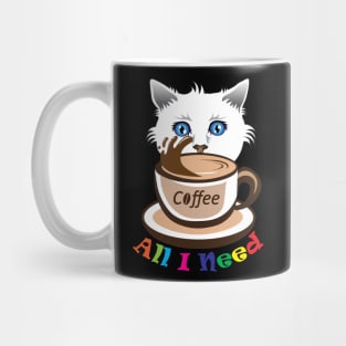 Cat and Coffee Mug